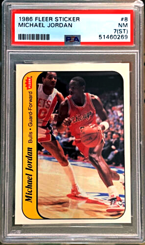 Michael Jordan Signed 1986 Star Co. #9 Chicago Bulls Card BAS