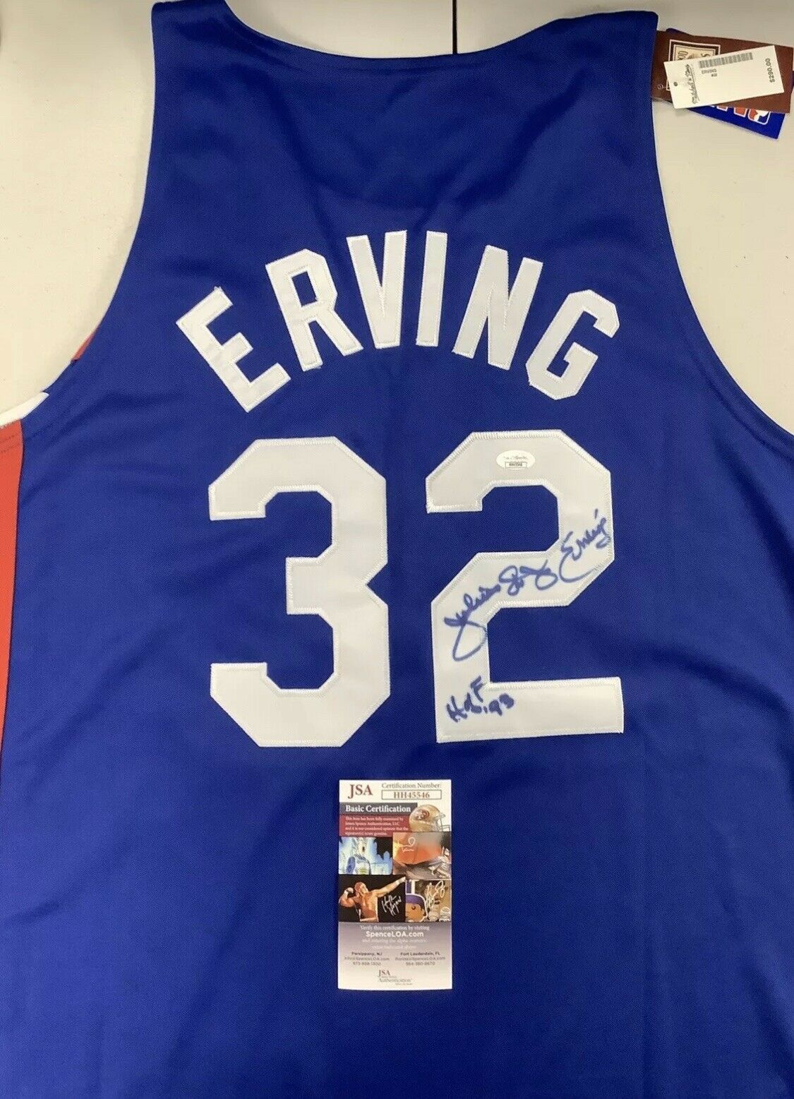 Julius Erving Signed New York Nets Jersey #32 Autographed (JSA) – Beverly  Hills Swap Meet