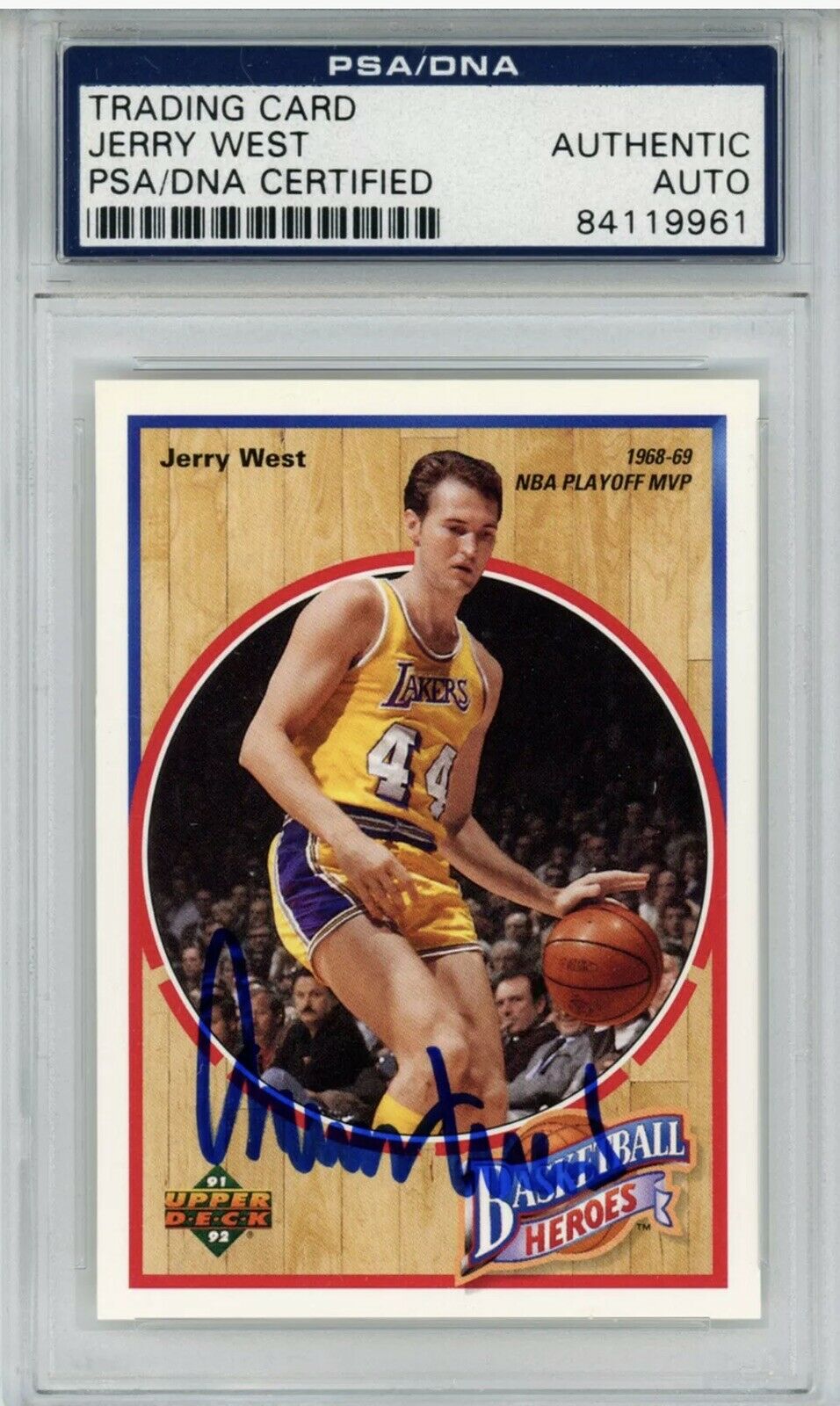 Jerry West “The Logo” Signed (PSA) Upper Deck Basketball Card