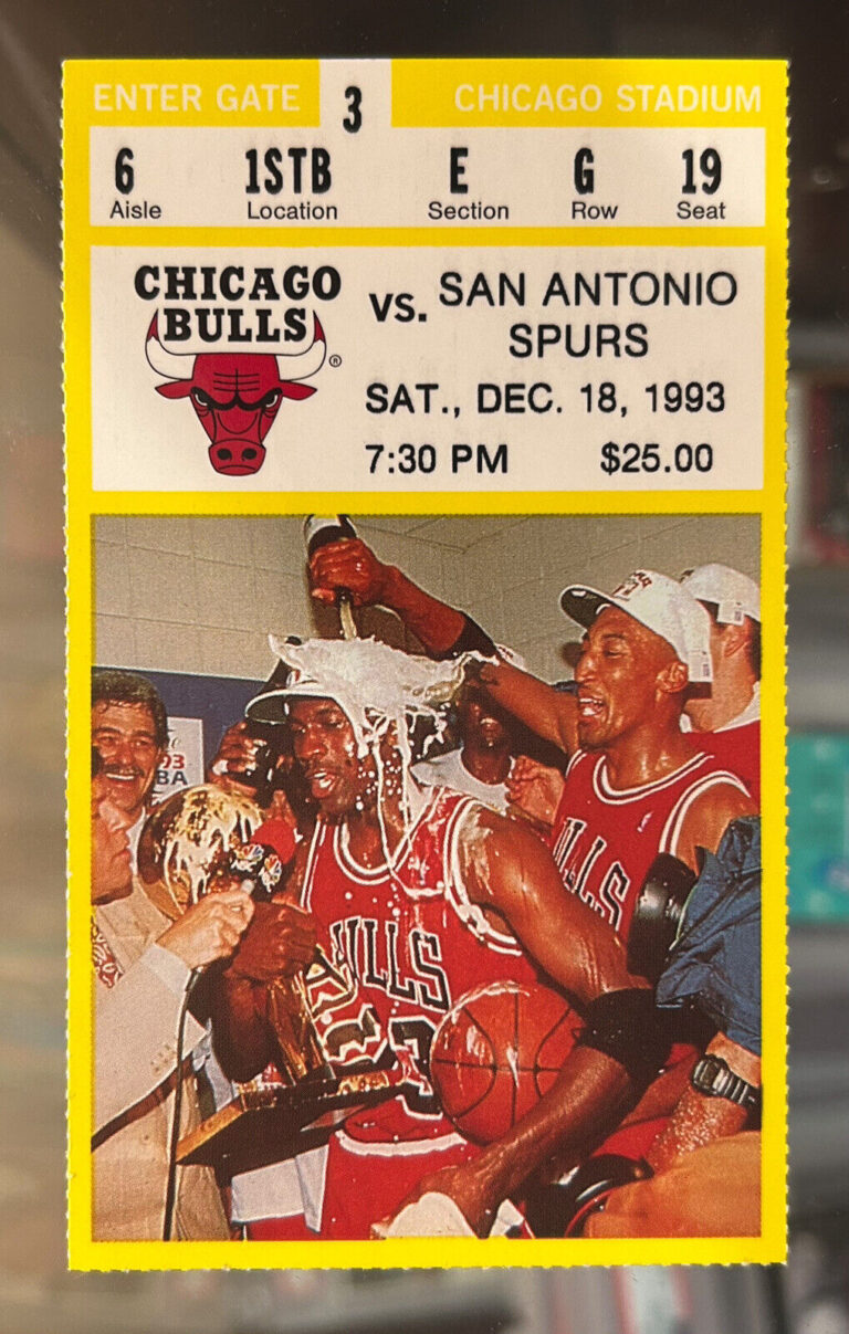Michael Jordan Pictured “Champagne celebration” Chicago Bulls vs Spurs