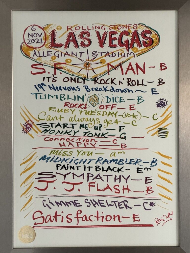 Rolling Stones Set List Las Vegas
