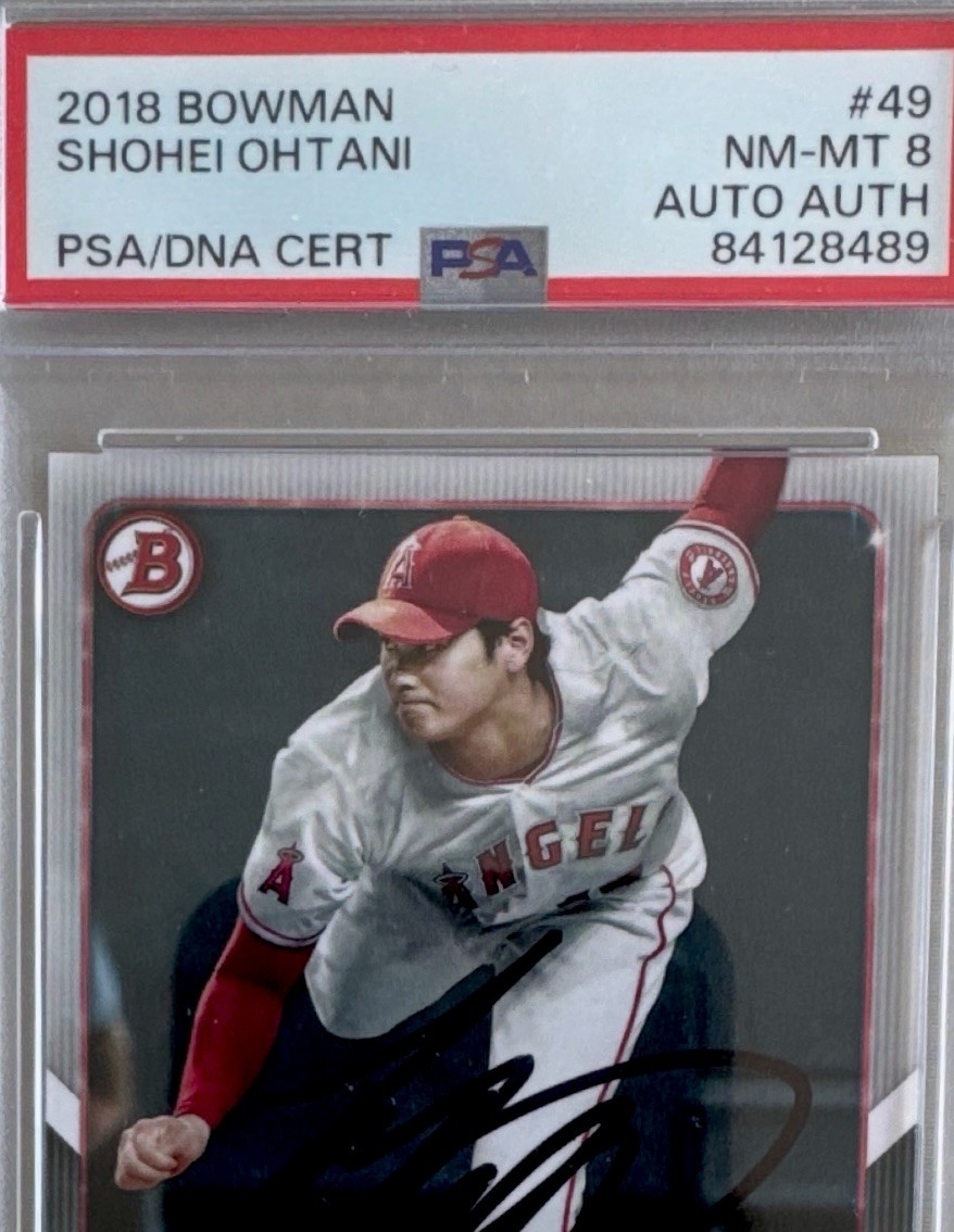 Shohei Ohtani-RC-signed-PSA