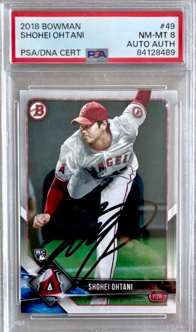 Shohei Ohtani-signed-rookie