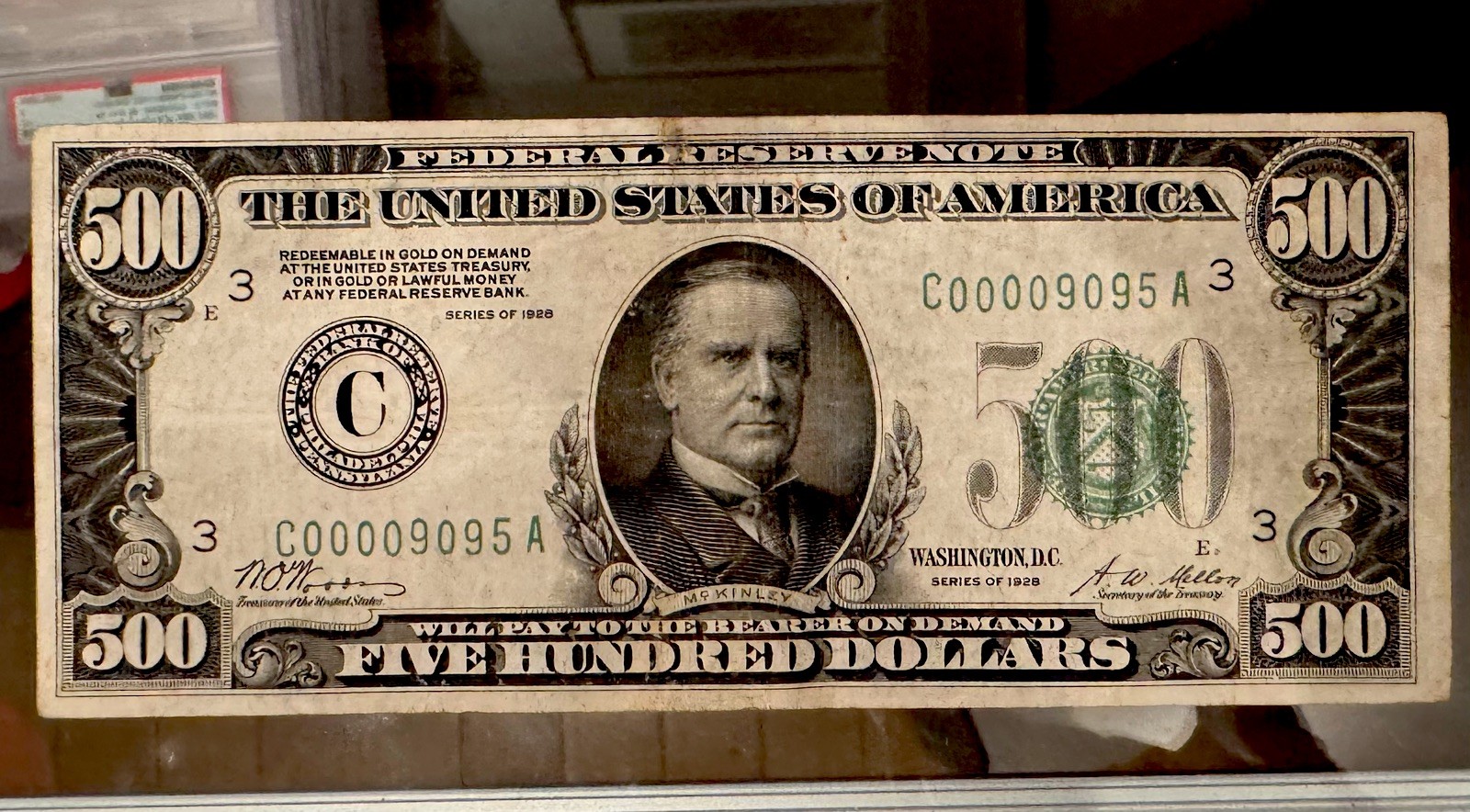 1928-$500-FIVE HUNDRED DOLLAR-Note