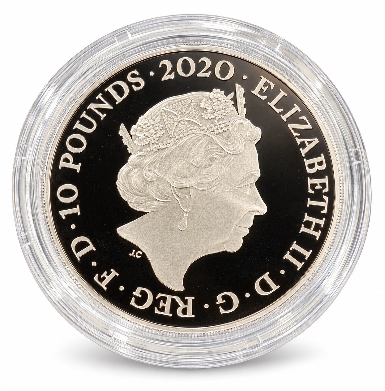 David Bowie- 5oz -Silver -Proof -10 Pounds - UK Coin - Queen Elizabeth-queen