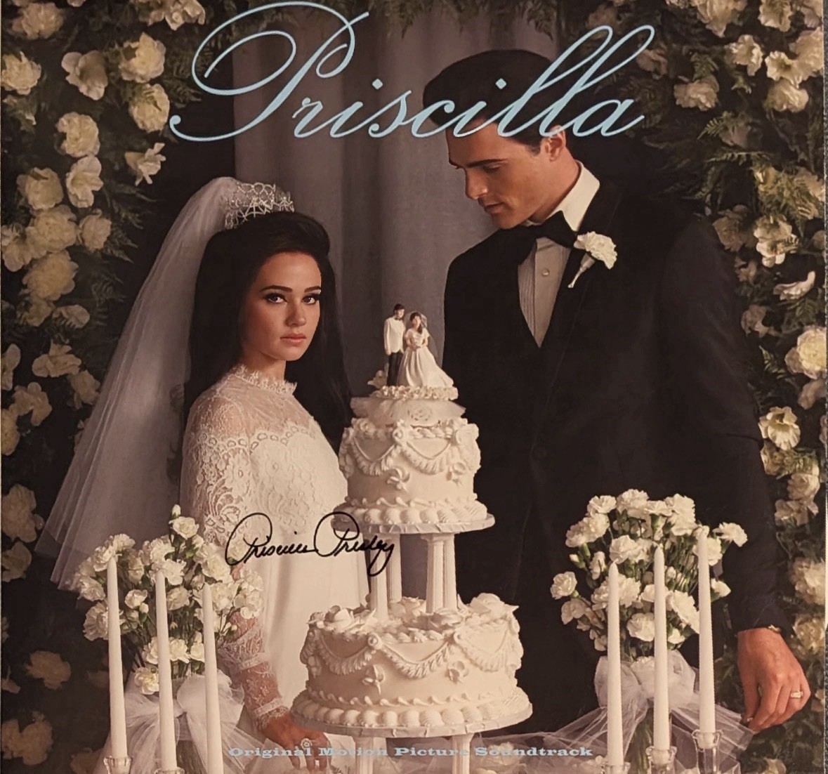 Elvis Presley-Soundtrack- Elvis Signed - Vinyl -Record - JSA -Priscilla Presley - Autograph
